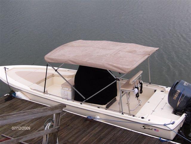 Pontoon boat bimini top  fabric/storage boot only - 10' long