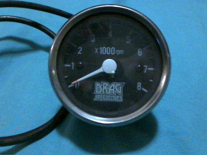 ~1980's 1990's harley davidson motorcycle/bike drag specialties tachometer gauge