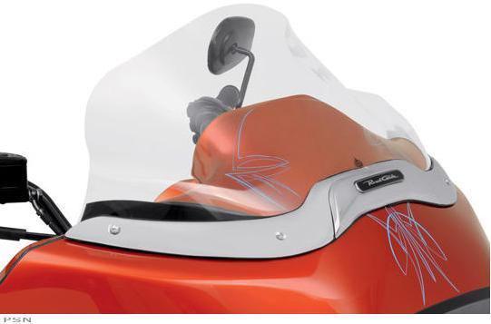 Klock werks clear 12" flare windshield - 98-13 road glide fltr fltrx harley
