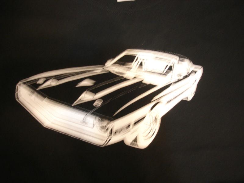 New carroll shelby 1969 1970 gt500 t-shirt shirt black xl gildan mustang ford