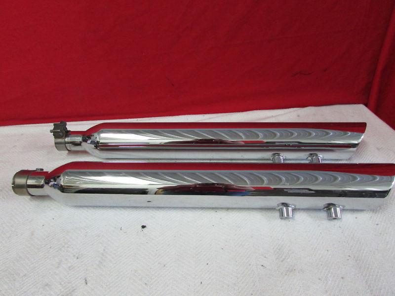 Aftermarket touring slip-on mufflers, used