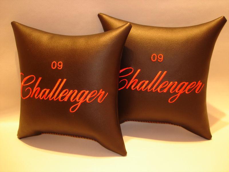 Dodge challenger custom made pillow set to match your paint christmas gift!. 
