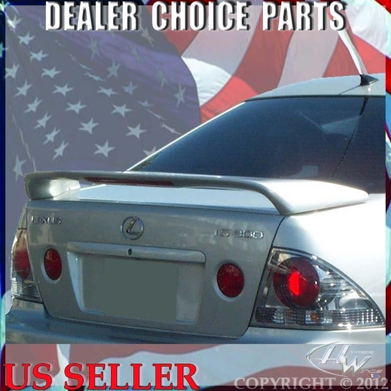 Lexus  is300 2000-2005 oem factory style spoiler wing primer with light