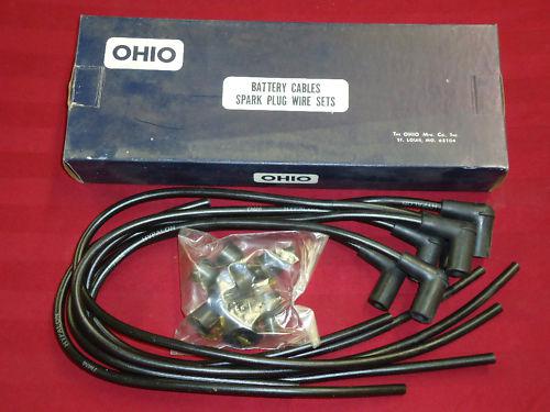 1977-80 ford linc merc ohio spark plug wire set #1898