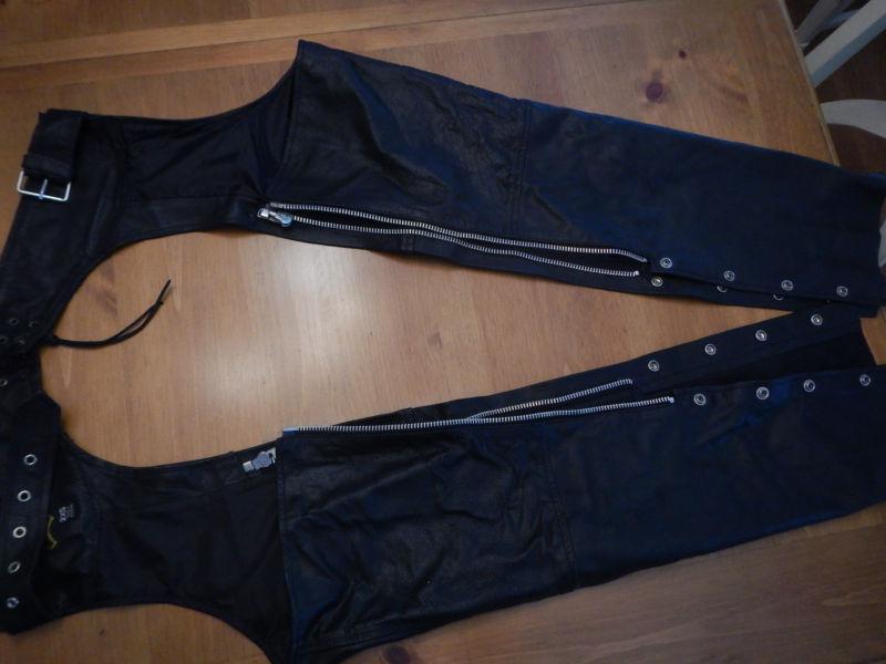 Ladies Leather Motorcycle Chaps, US $50.00, image 5