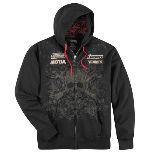 Icon hoody zip rat black 2x 3050-1317