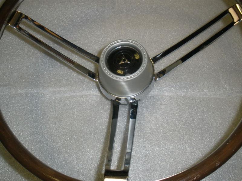1967 MOPAR DODGE RECALL WOODGRAIN STEERING WHEEL CHARGER GTX 67, US $1,725.00, image 2