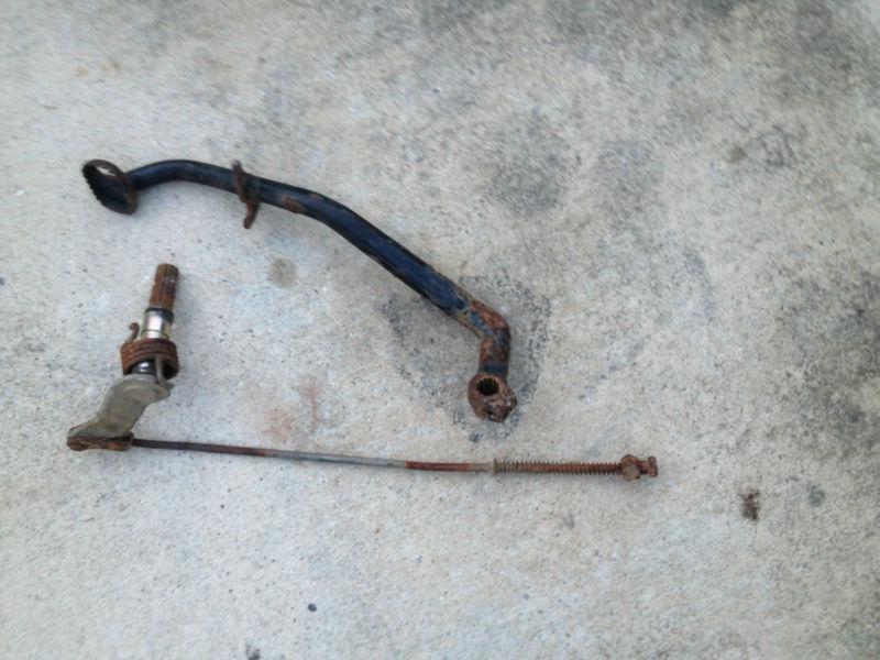 Suzuki lt160 rear brake lever assembly quad runner lt-f160 oem 