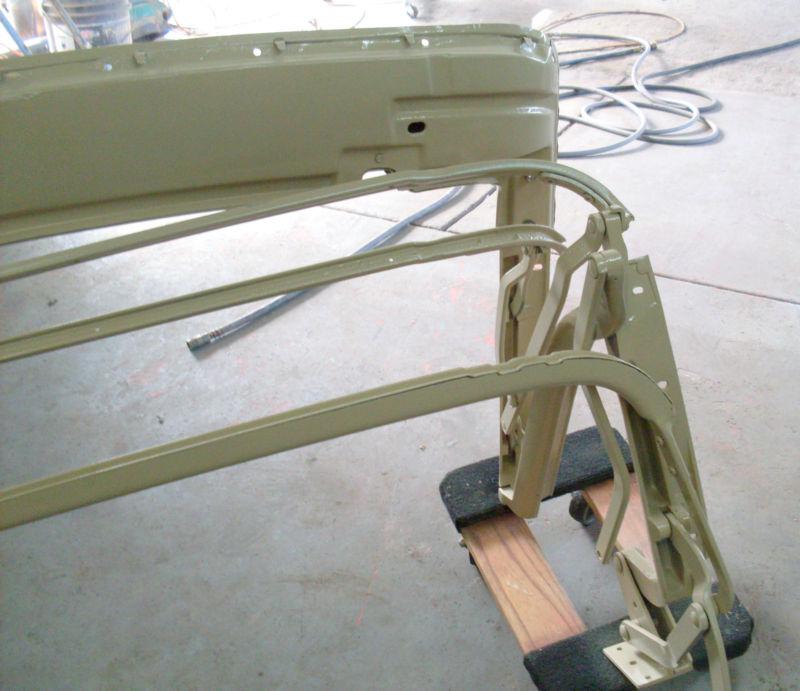 1957 1958 Ford Convertible top frame and stainless trim, US $900.00, image 4