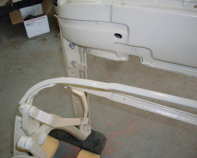 1957 1958 Ford Convertible top frame and stainless trim, US $900.00, image 7