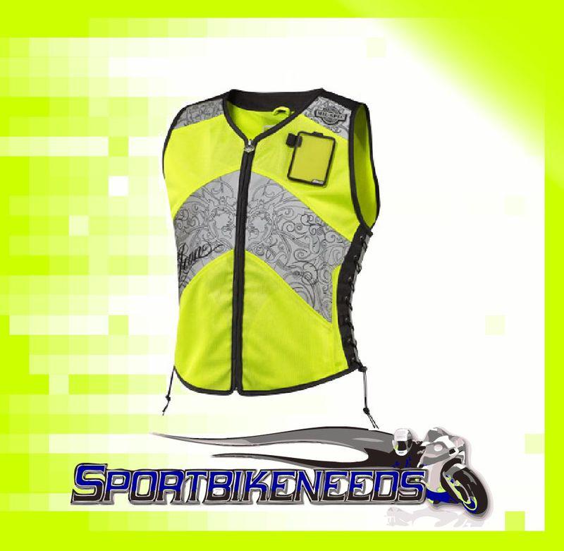 Icon mil-spec corset vest womens yellow gray  xs / s