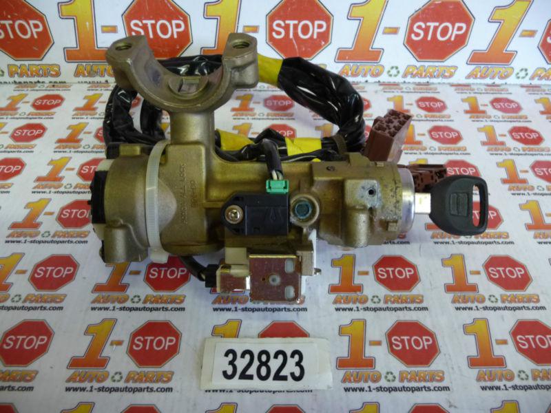 96 97 98 99 00 honda civic ignition switch assembly w/ key & wire harness oem