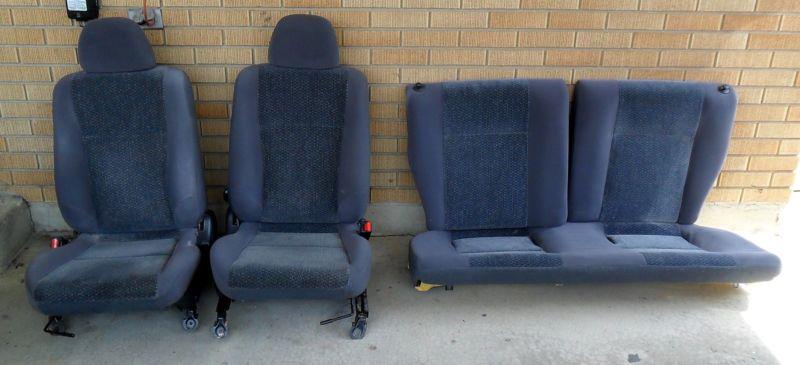 96-97-98-99-2000 honda civic hatchback stock front & rear seats very nice
