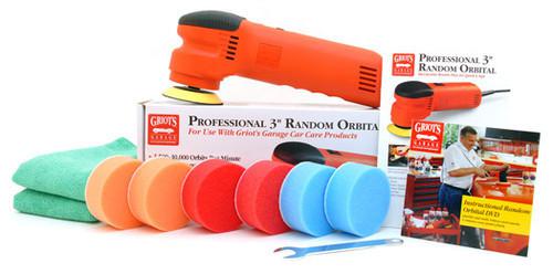 Griot's garage 3 inch orbital polisher kit - griots spot buff buffer griotts