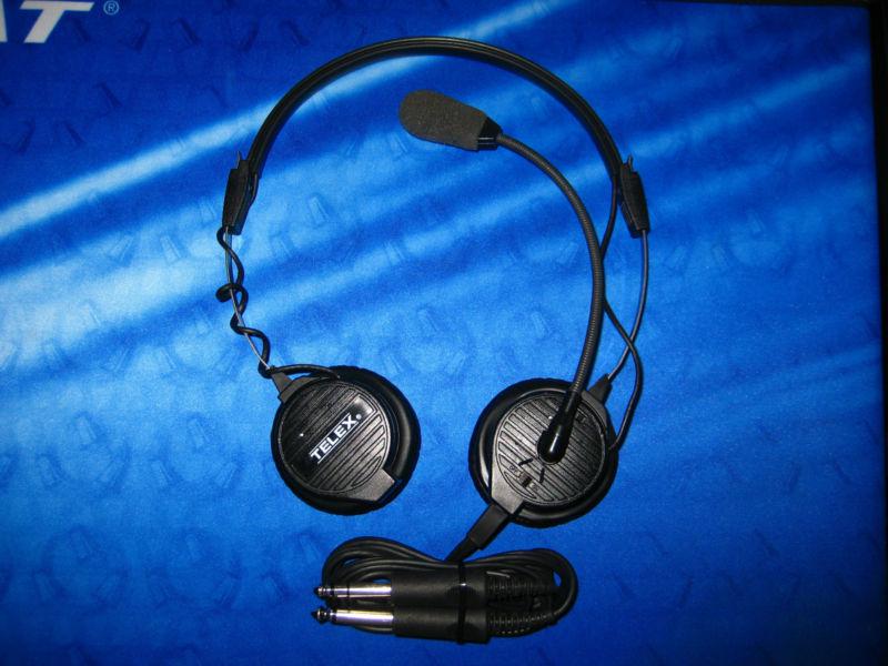 *mint* telex airman 850 lightweight aviation pilot anr headset (retail $510)