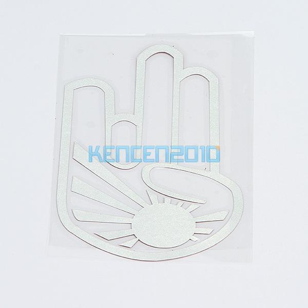 1X Hand Finger Decal Decor Drift Racing Window Car Vinyl Sticker Removable, US $3.29, image 2