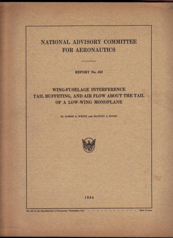 1934 naca aviation technical report air flow on mcdonnell monoplane