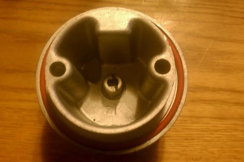 Gm/chevy 454/7.4l engine oil filter adaptor (14088854) (h-7) #f15215