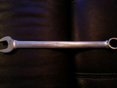 Snap on 11/16" combination box & open end  wrench vintage oex22a made in usa