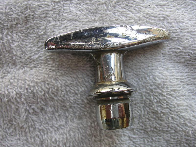 Quarter Window Opera Crank knob handle Chrysler Ford Gm Spline needs new chrome, US $19.95, image 2