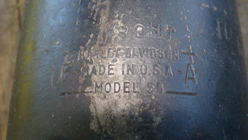 Harley davidson generator model-58 6 volt 
