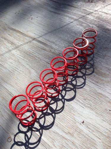 Red hebo torque springs for drr, apex, kasea & other cvt mini quads