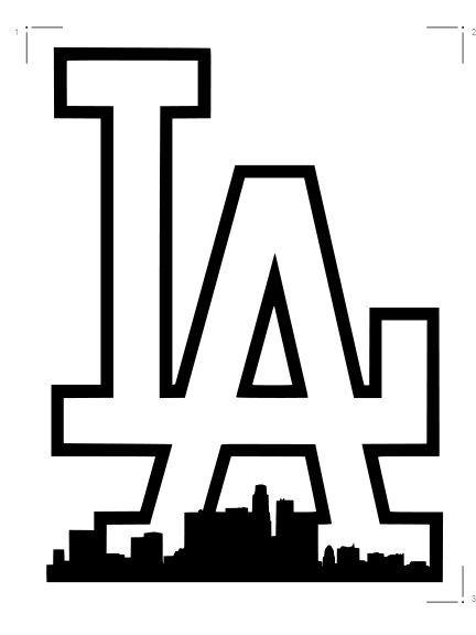 La city decal los angeles l.a