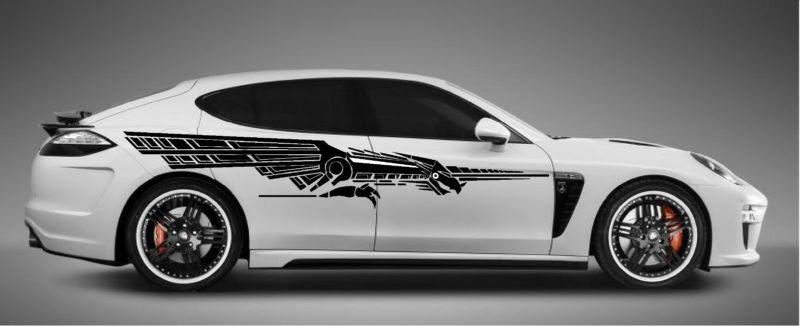 * furious robot dragon * custom wrap car truck suv van vinyl side graphics decal