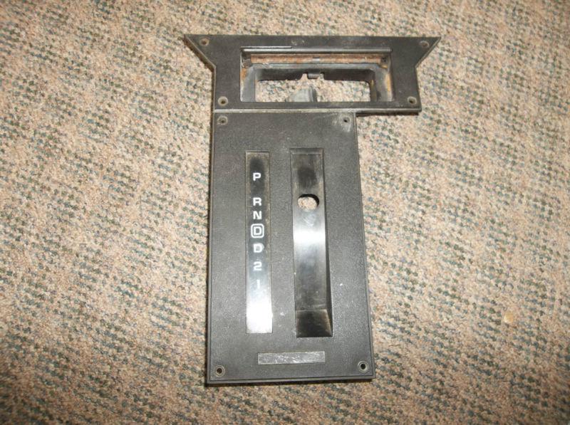 1982 -92 shifter plate