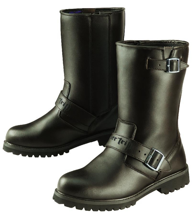 Purchase Power Trip PT100 Mens US Size 11 Leather Motorcycle Riding