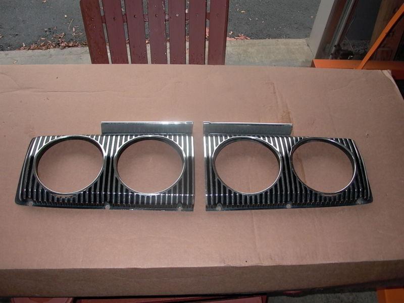 1967 dodge coronet r/t 440 headlight bezels