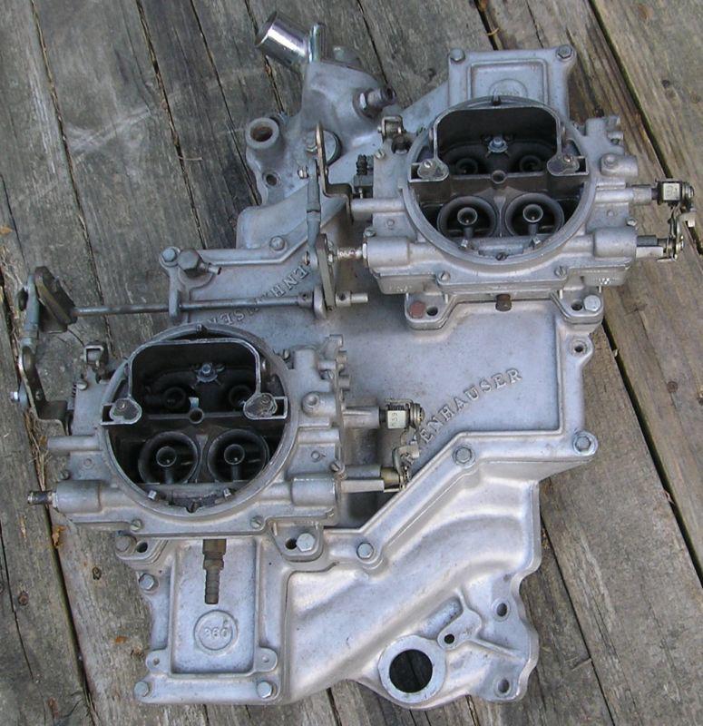 Purchase Offy Offenhauser 283 327 350 sbc X Cross Ram dual 4 quad