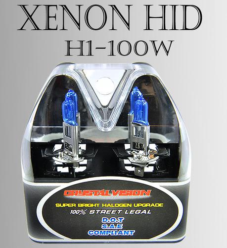Aff h1 m-box 100w pair high/ low beam fog light xenon hid white light bulbs fsio
