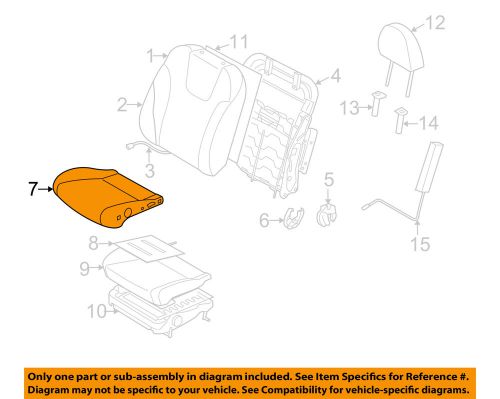 Subaru 64140sg011vh seat cover