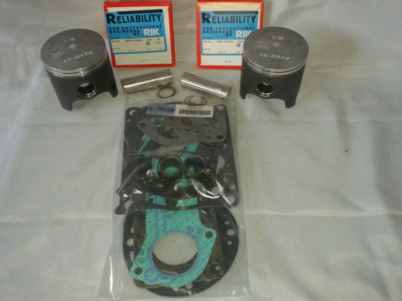 Top end gaskets pistons rings kits .025 cylinder heads wsm yamaha gp800 