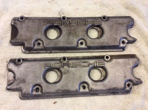 Porsche 911 1966 pair aluminum upper valve covers swb sand cast 901 dated