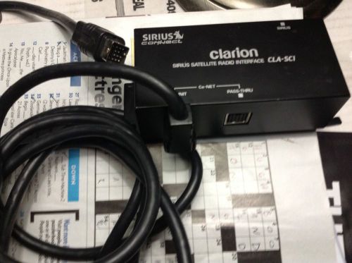 Used clarion sirius satellite radio interface cla-sc1 tuner use with your scc1