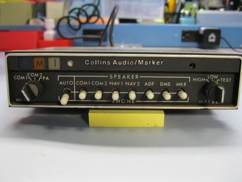 Collins amr-350 tso, audio panel, p/n:622-2087-011, yellow tagged