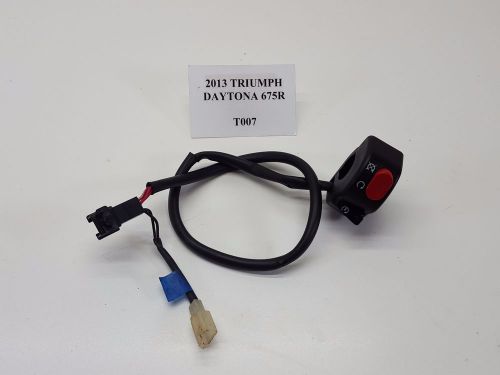 2013 triumph daytona triple 675r 675 r right control switch kill star 13-15 t007