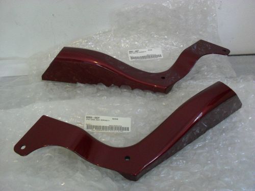 Oem nos harley softail street stalker burgundy pearl strut cover left &amp; right