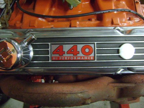 440 hi performance decal valve cover dodge chrysler mopar sticker