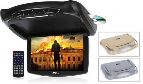 Concept cfd-105 13.5&#034; led overhead flip down monitor dvd player w/ hdmi input