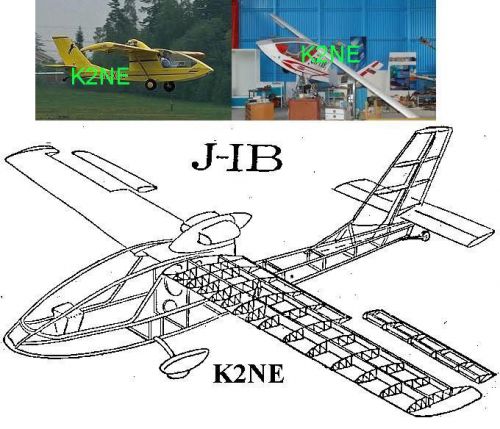 J-1b &#039;don quixote&#039; experimental aircraft plans on cd! w/ extras - k2ne web store