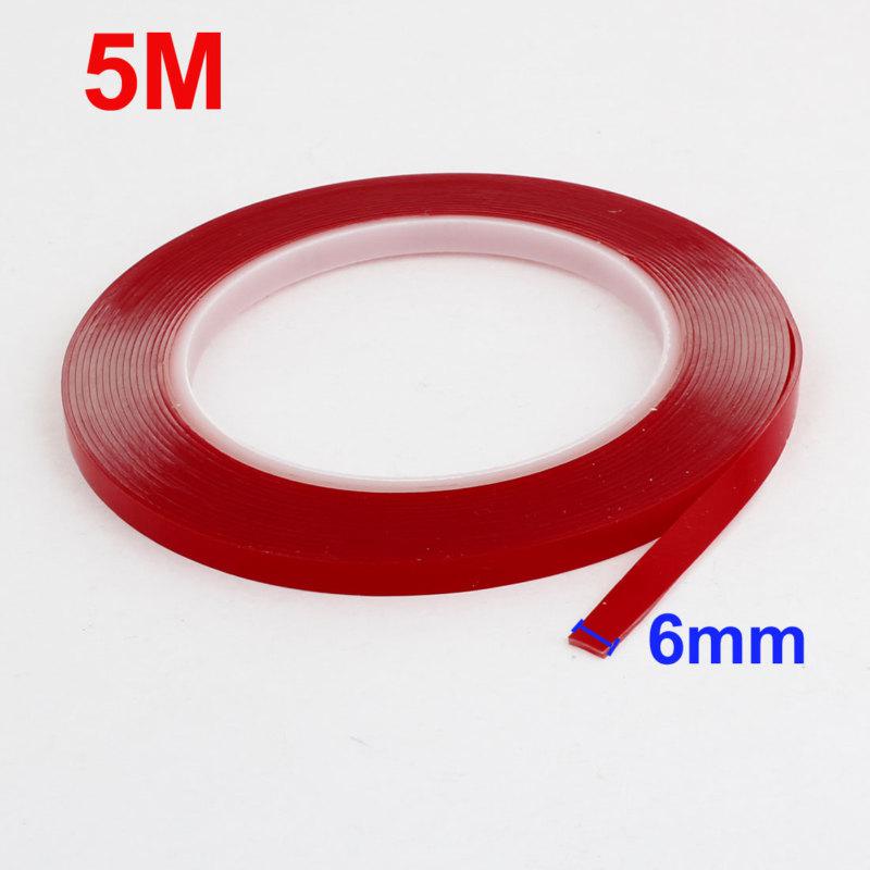 Purchase 6mm x 5m Car Vehicle Double Side Self Adhesive Clear Tape Roll in Hong Kong, HK, for US