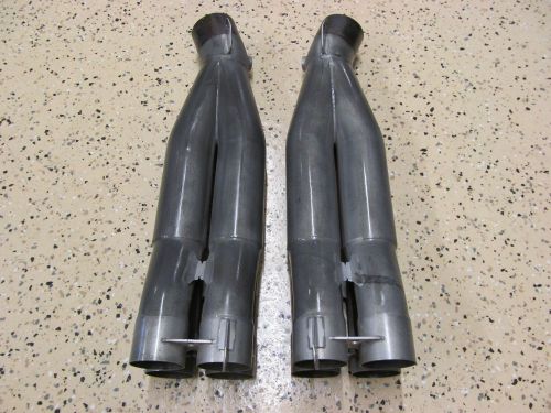 2 used racing tri-y merge collectors 2-1/4&#034; id in 3&#034; od out  x 304 stainless