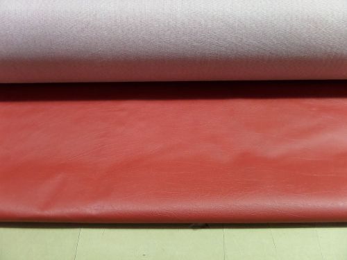 New rv camper boat upholstery fabric vinyl material red chili