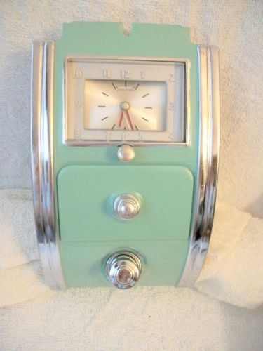 Vintage 1950 working chevy interior dash insert panel w/clock ashtray lighter