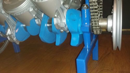 Custom made small block 302 289 ford blue coffee end table one of a kind rare