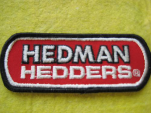 Hedman  headders racing  equipment patch 4 3/4" x 1 7/8"