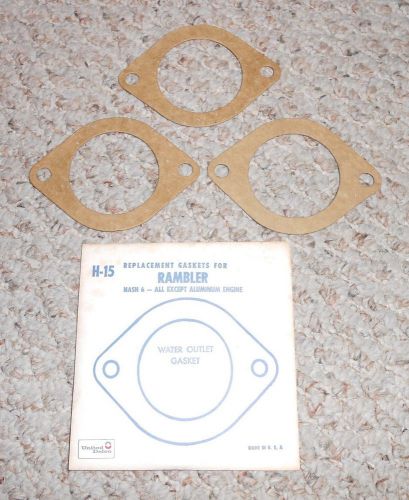 Vintage rambler replacement gaskets for nash 6 engines old store stock